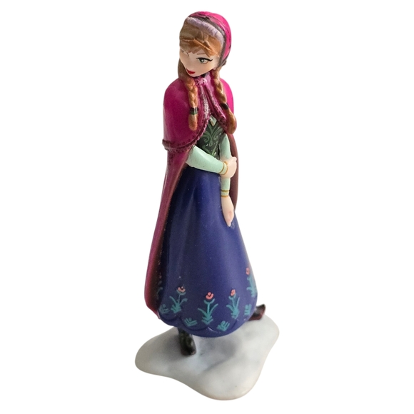 Disney Frozen Anna Cape Figurine Winter Outfit PVC Collectible Figure 3" - Picture 2 of 4